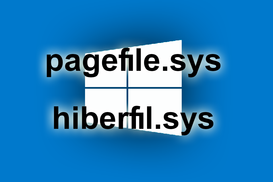 จัดการกับ pagefile.sys และ hiberfil.sys เพื่อเพิ่มพื้นที่และประสิทธิภาพให้กับระบบ