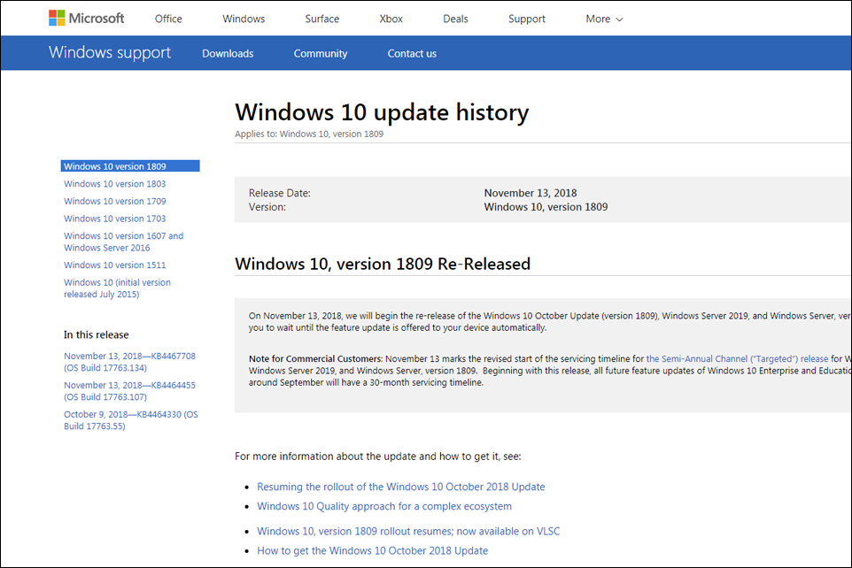 วันนี้ Windows 10 October 2018 Update พร้อมให้อัพเดตแล้ว!
