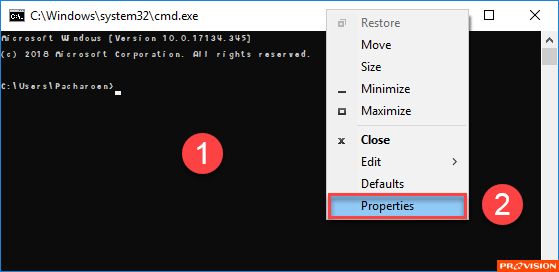 ฟอนต์ใน Command Prompt และ Windows PowerShell ดูแปลกไป เปลี่ยนก็ไม่ได้ ทำไงดี?