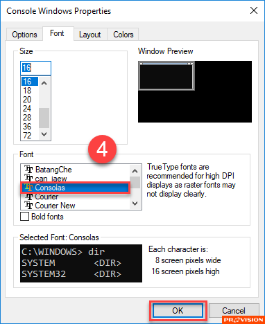 ฟอนต์ใน Command Prompt/Windows PowerShell ดูแปลกไป เปลี่ยนก็ไม่ได้ ทำไงดี?